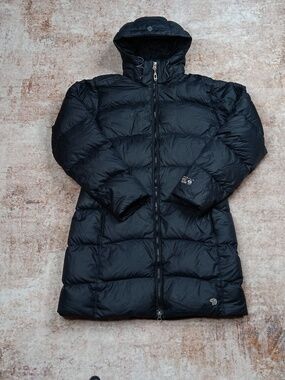 Mountain HardWear Black Down Filled Coat Womens Medium